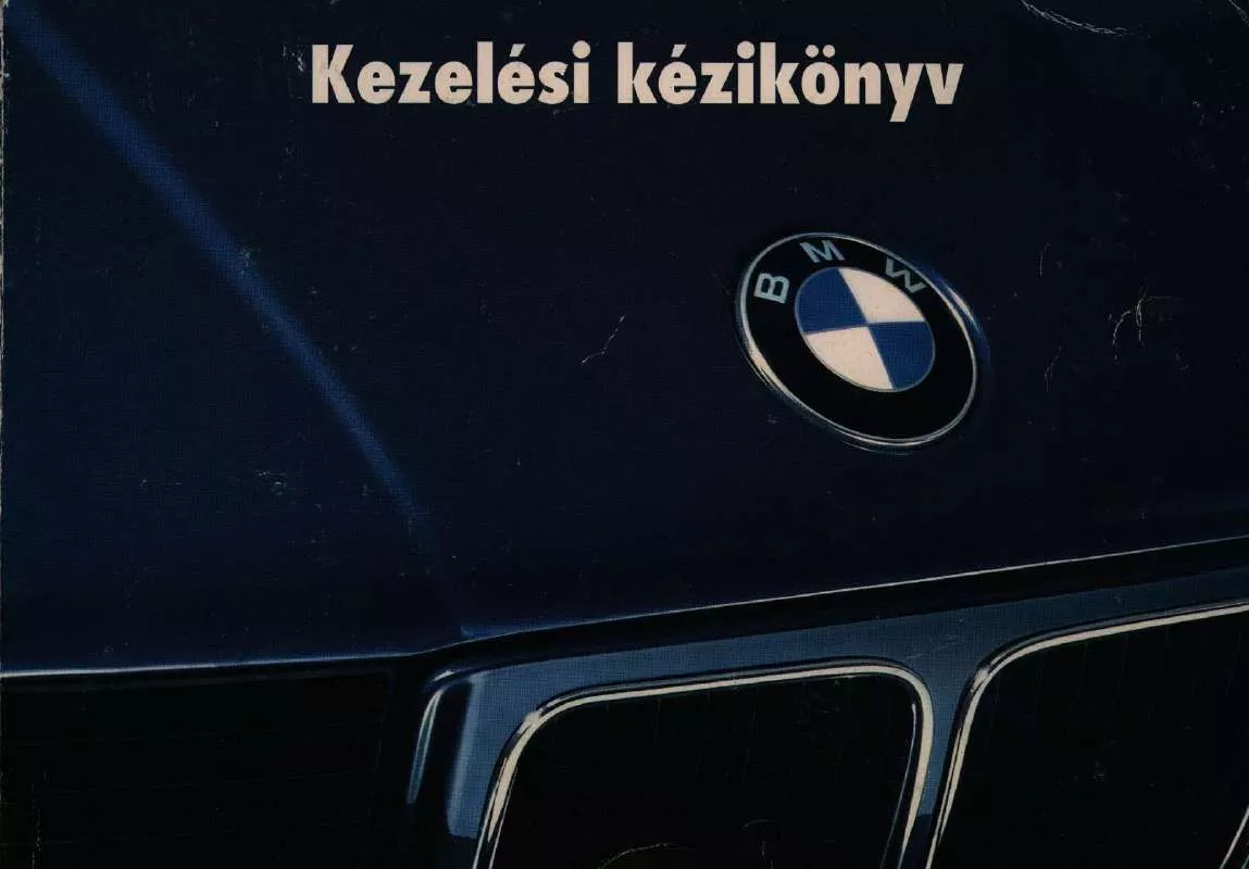 Mode d'emploi BMW 524TD