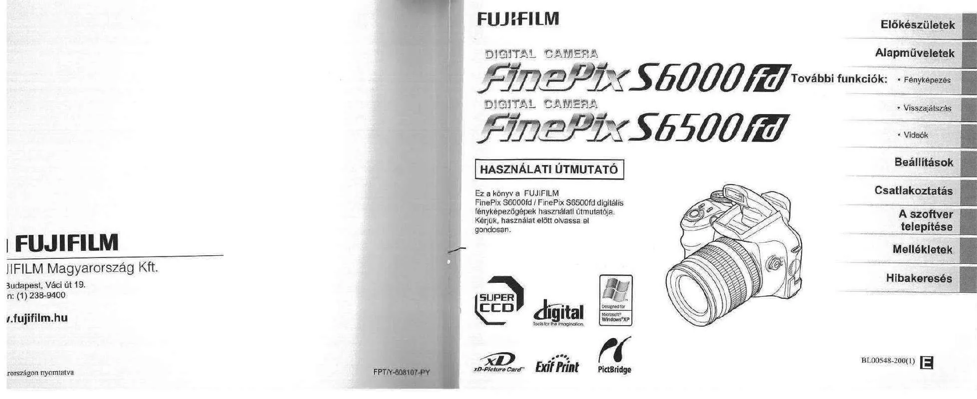 Mode d'emploi FUJIFILM FINEPIX S6500SD