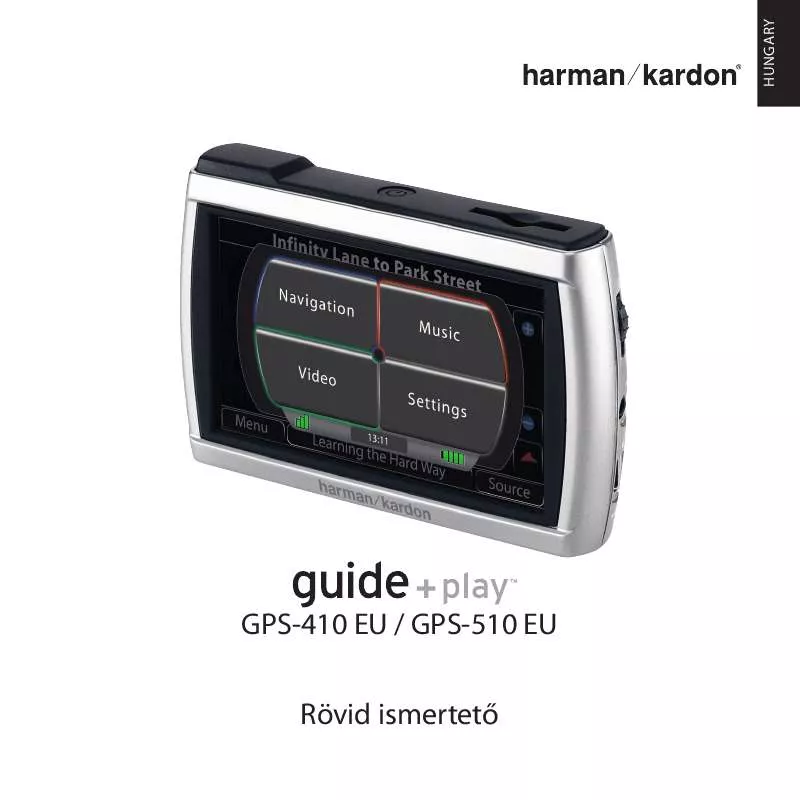 Mode d'emploi HARMAN KARDON GPS-510 [GPS-510EU]