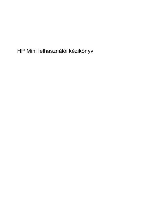 Mode d'emploi HP COMPAQ MINI 110C-1110SA