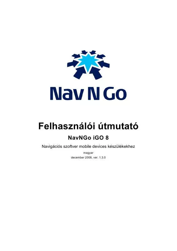 Mode d'emploi IGO NAV N GO 8