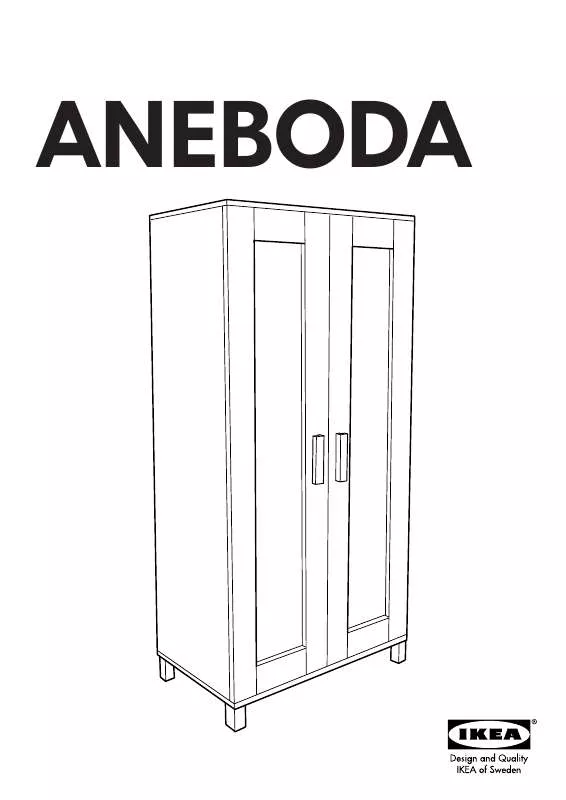 Mode d'emploi IKEA ANEBODA GARDRÓB