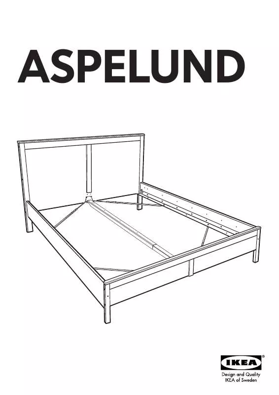 Mode d'emploi IKEA ASPELUND ÁGYKERET