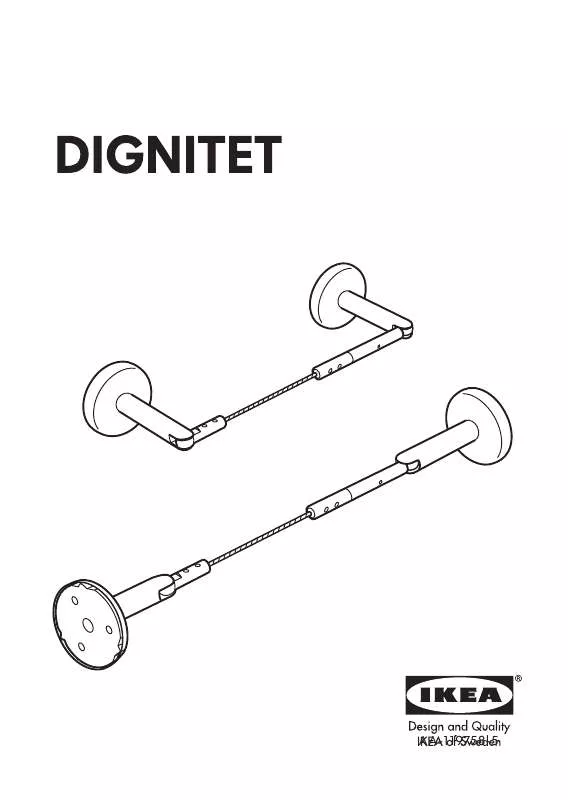 Mode d'emploi IKEA DIGNITET FÜGGÖNYSÍN197