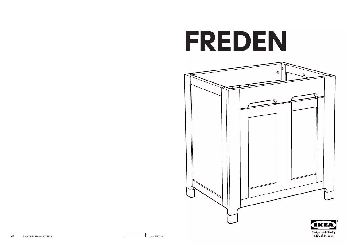 Mode d'emploi IKEA FREDEN ÁLLVÁNY