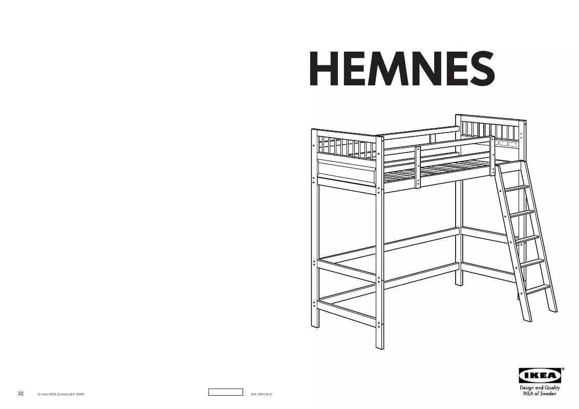 Mode d'emploi IKEA HEMNES GALÉRIAÁGY