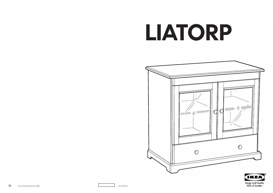Mode d'emploi IKEA LIATORP MÉDIATÁROLÓ