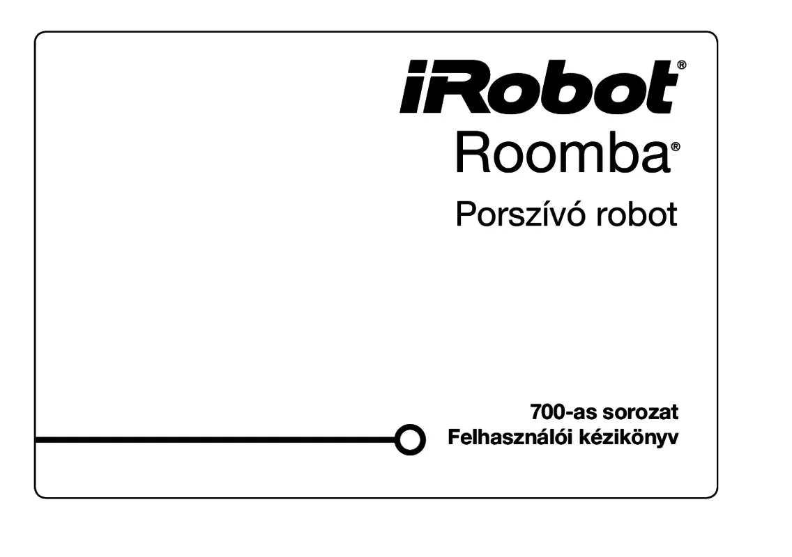 Mode d'emploi IROBOT ROOMBA 700