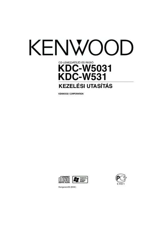 Mode d'emploi KENWOOD KDC-W531