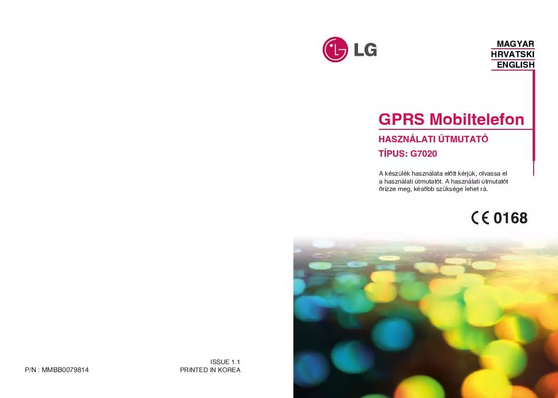Mode d'emploi LG G7020