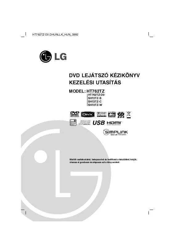 Mode d'emploi LG HT762TZ