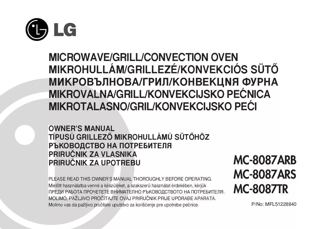 Mode d'emploi LG MC-8087-ARB