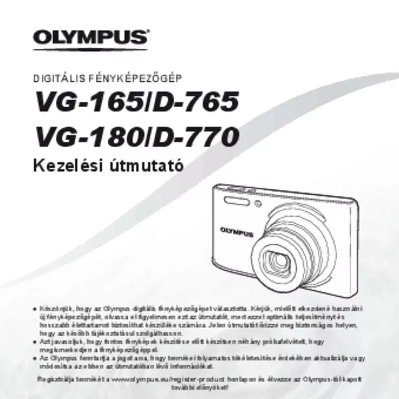 Mode d'emploi OLYMPUS VG-180