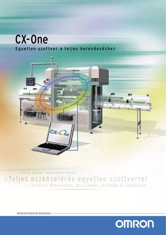 Mode d'emploi OMRON CX-ONE