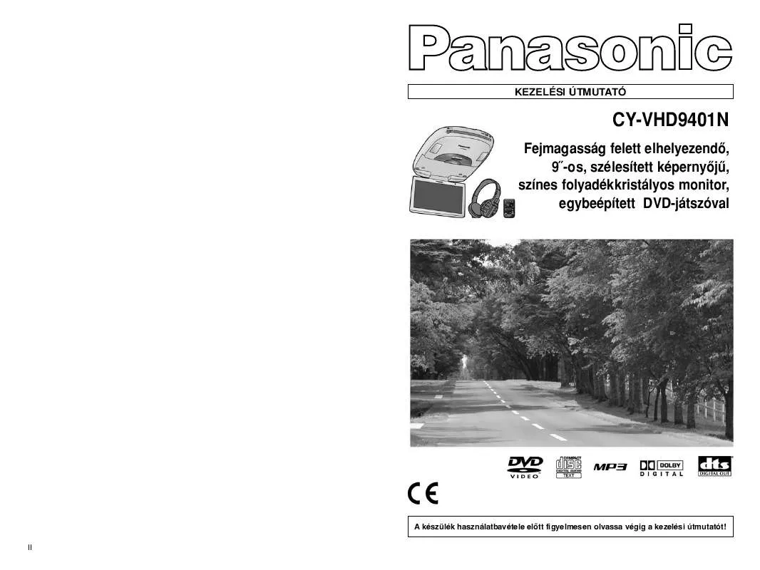 Mode d'emploi PANASONIC CY-VHD9401N