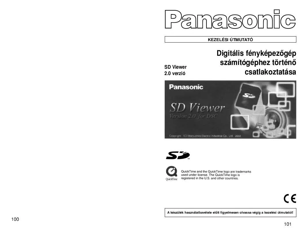 Mode d'emploi PANASONIC DMC-LS1EG