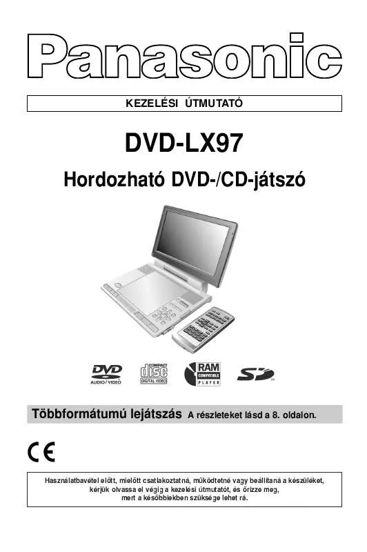 Mode d'emploi PANASONIC DVD-LX97