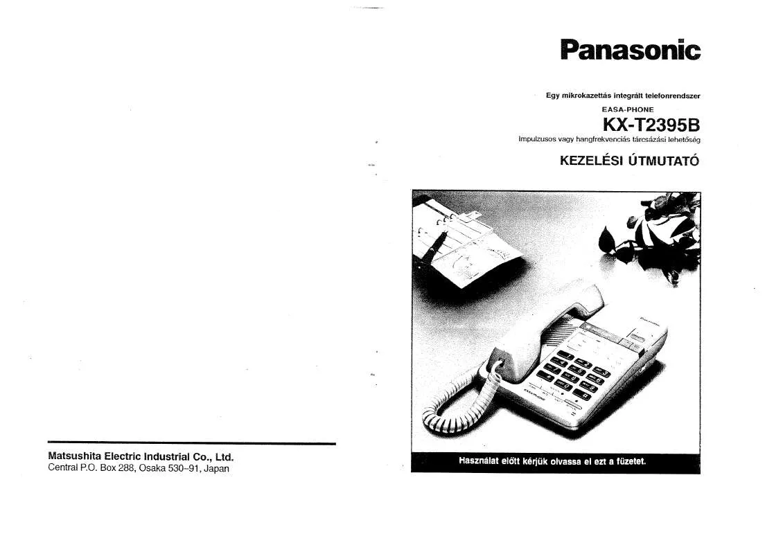 Mode d'emploi PANASONIC KX-T2395