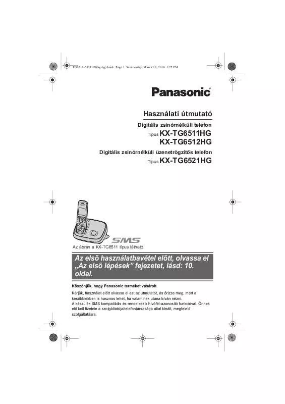 Mode d'emploi PANASONIC KXTG6512