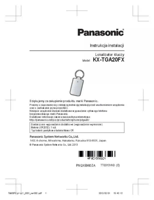 Mode d'emploi PANASONIC KX-TG6881PD