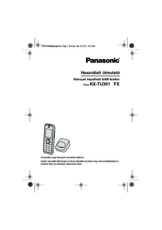Mode d'emploi PANASONIC KX-TU301FXME