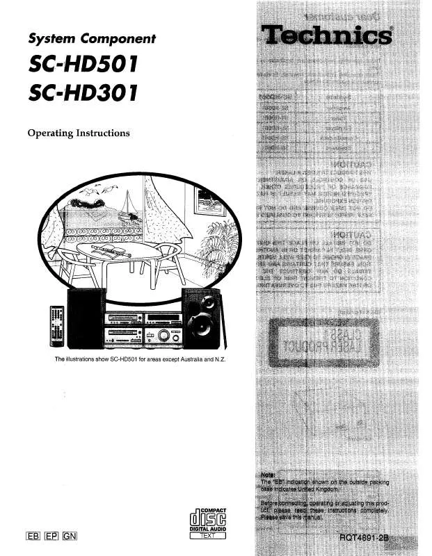 Mode d'emploi PANASONIC SCHD501