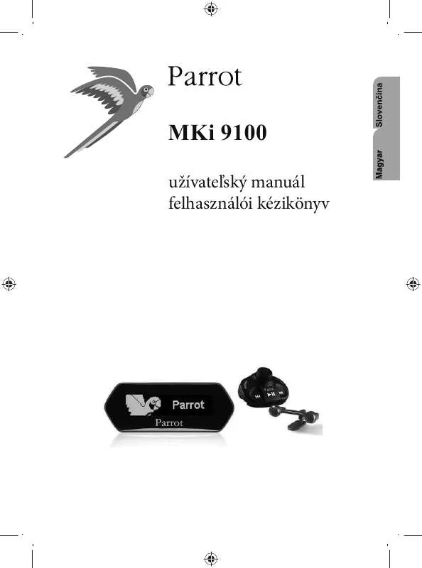 Mode d'emploi PARROT MKI 9100