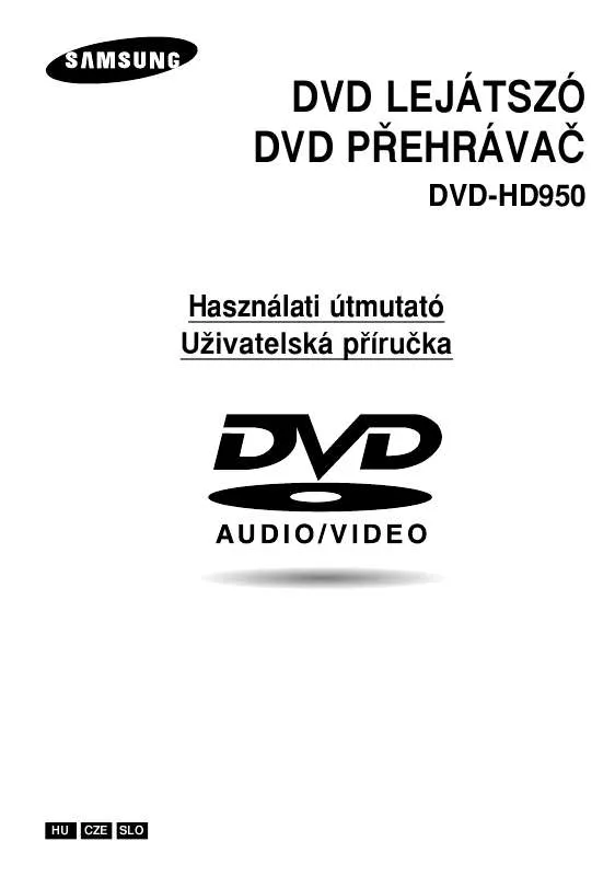 Mode d'emploi SAMSUNG DVD-HD950