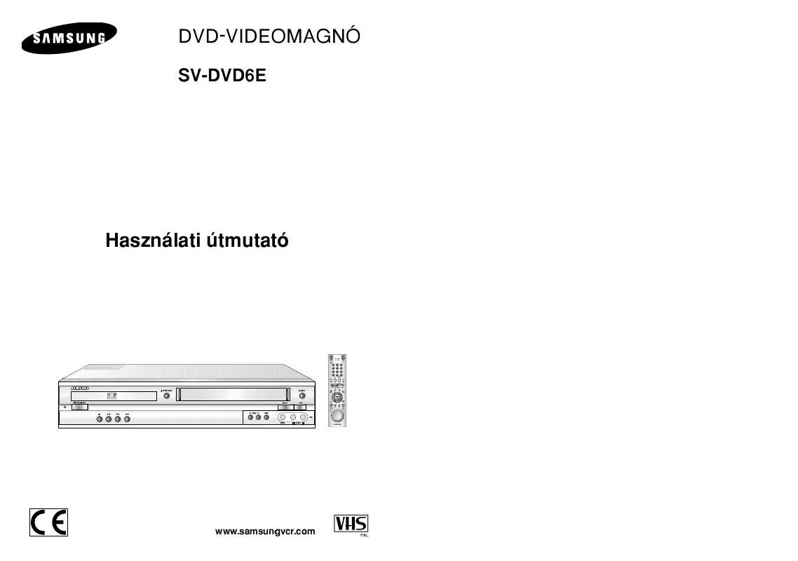 Mode d'emploi SAMSUNG SV-DVD6