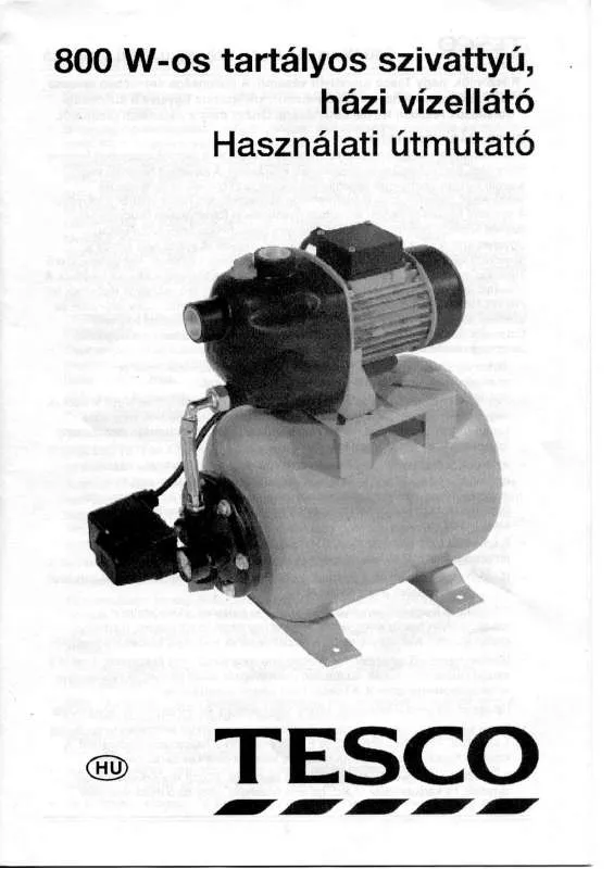 Mode d'emploi TESCO XKJ-800PA