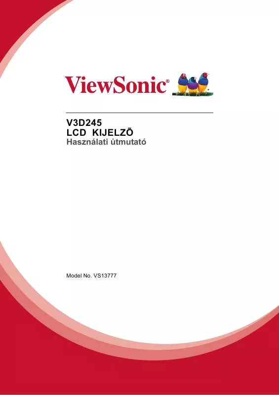 Mode d'emploi VIEWSONIC V3D245