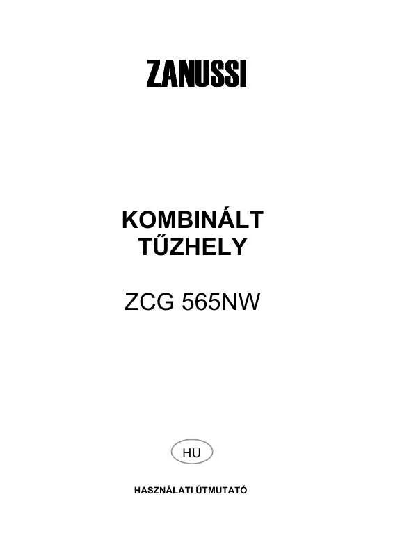 Mode d'emploi ZANUSSI ZCG565NW