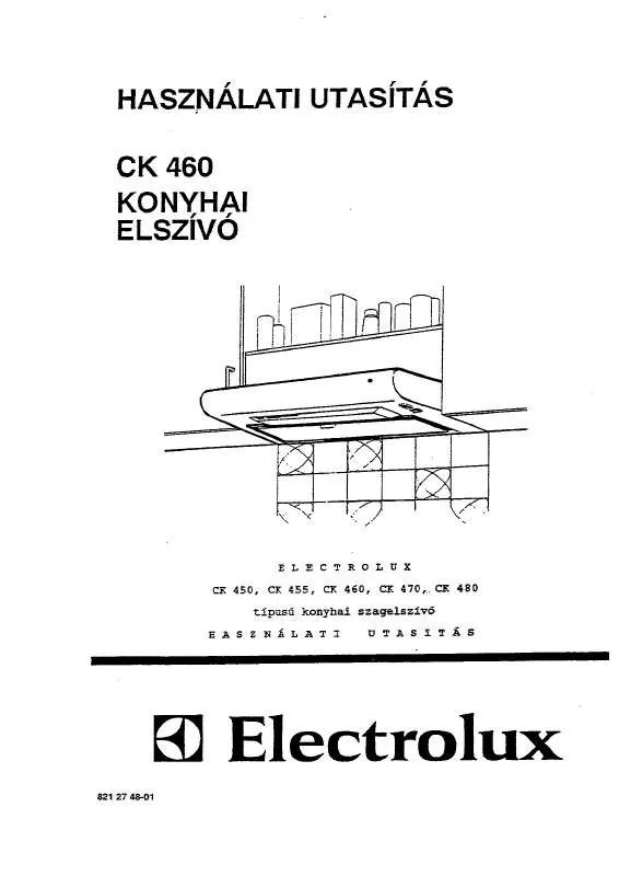 Mode d'emploi AEG-ELECTROLUX CK460