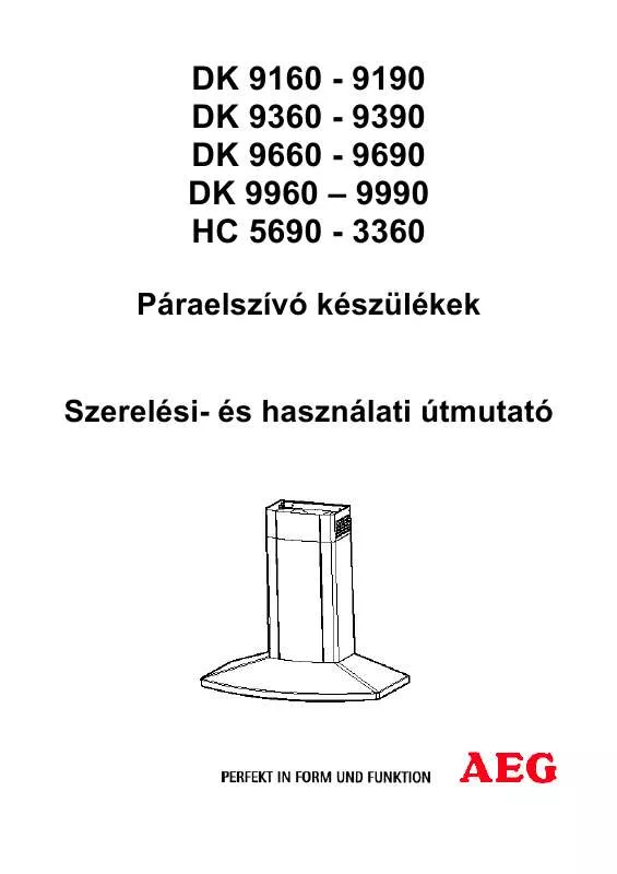 Mode d'emploi AEG-ELECTROLUX DK9690-M