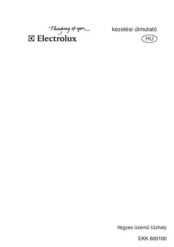 Mode d'emploi AEG-ELECTROLUX EKK600100W