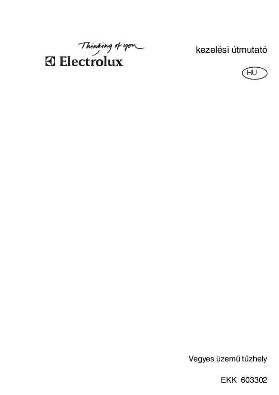 Mode d'emploi AEG-ELECTROLUX EKK603302X