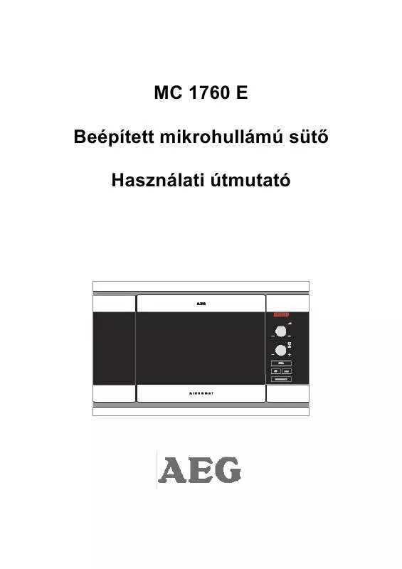 Mode d'emploi AEG-ELECTROLUX MC1760EM