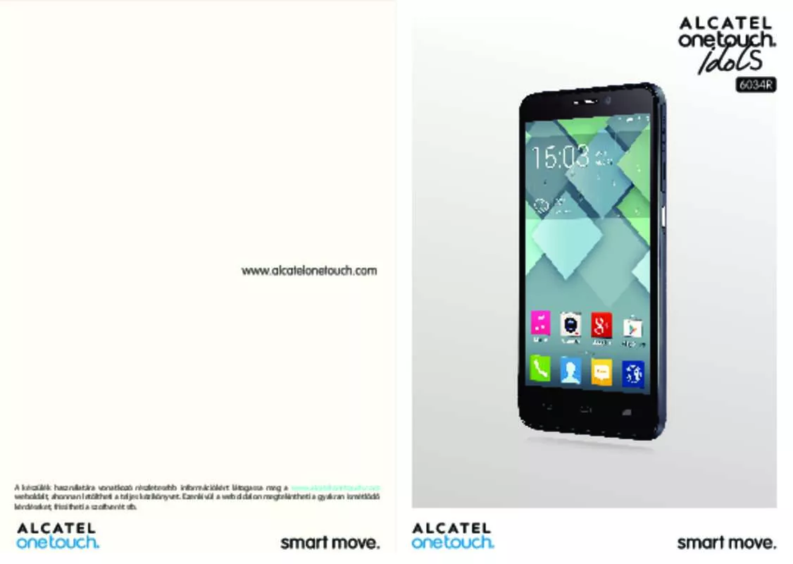 Mode d'emploi ALCATEL IDOL S (BS 472/ULTIM4)