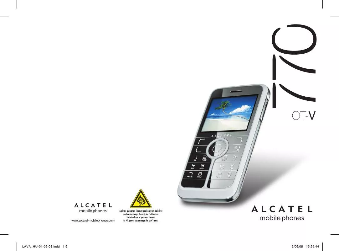 Mode d'emploi ALCATEL OT-V770