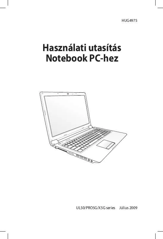 Mode d'emploi ASUS X5GAG