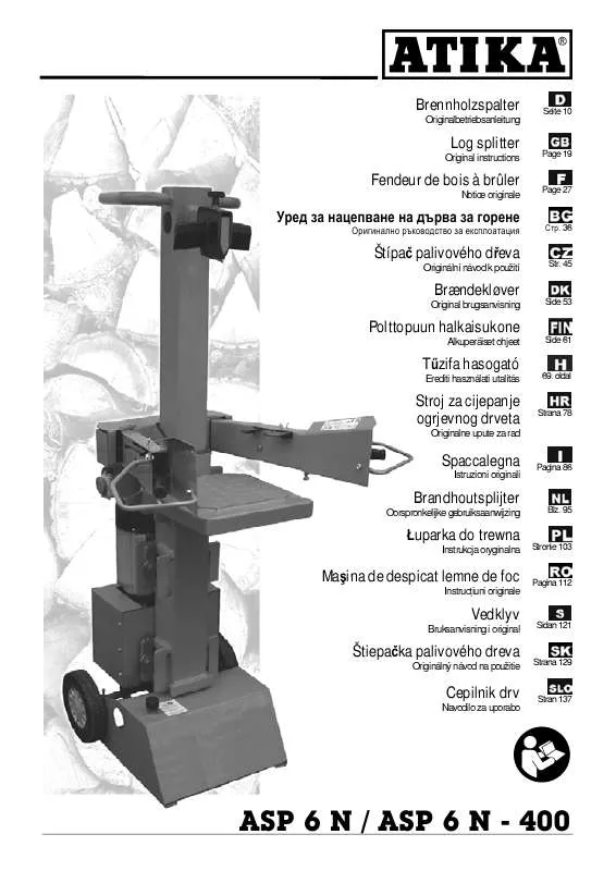 Mode d'emploi ATIKA ASP 6 N