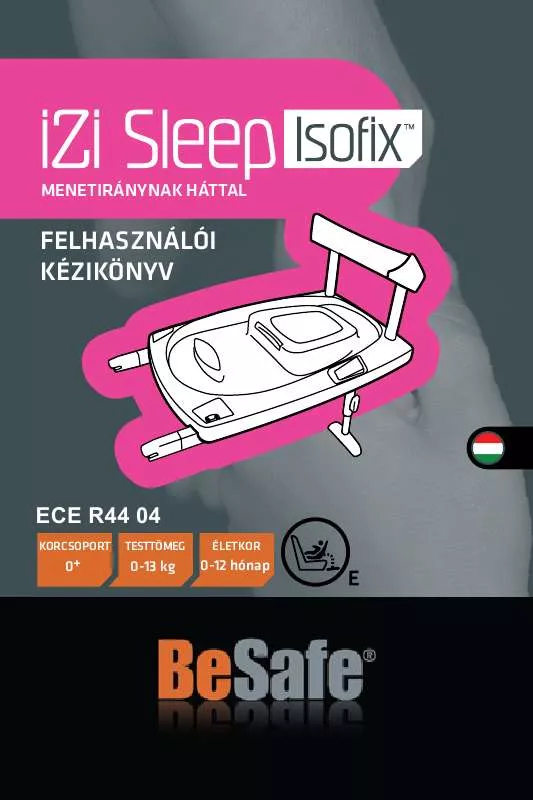 Mode d'emploi BESAFE IZI SLEEP ISOFIX