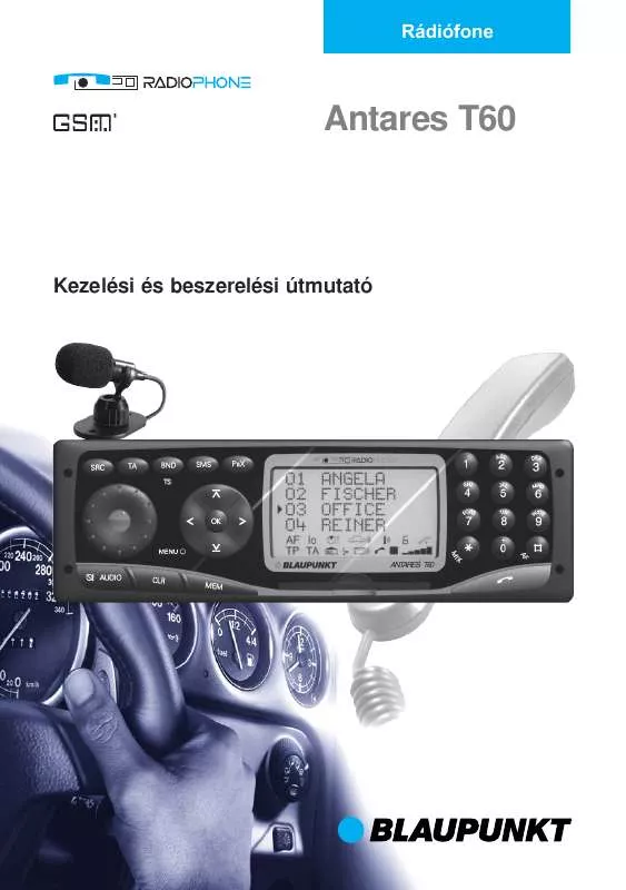 Mode d'emploi BLAUPUNKT ANTARES T 60