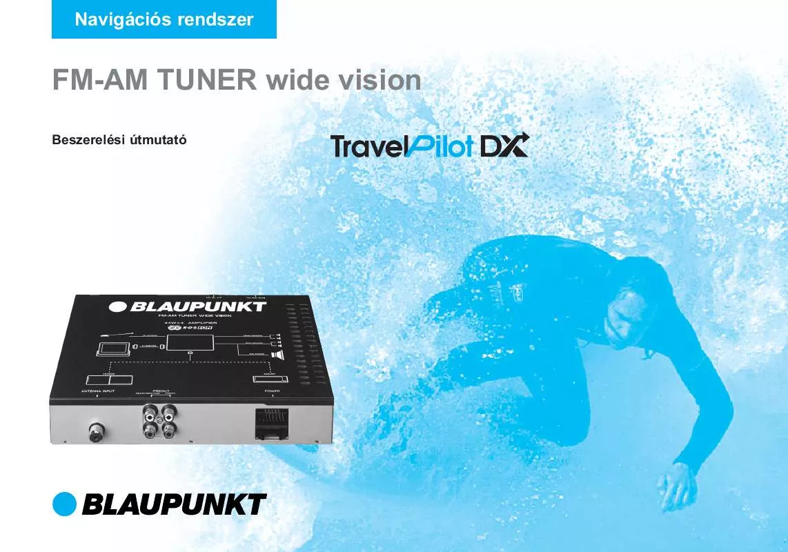 Mode d'emploi BLAUPUNKT FM-AM-TUNER WIDE VIS