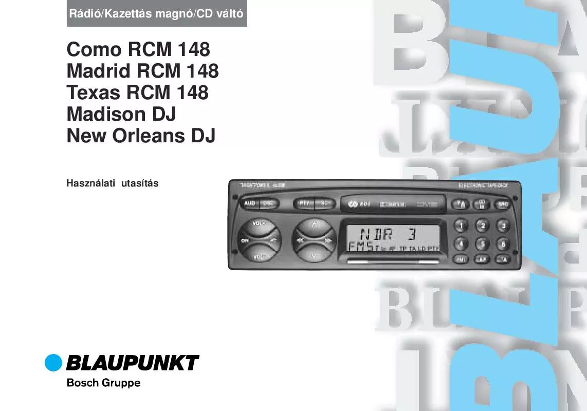 Mode d'emploi BLAUPUNKT MADISON DJ AG