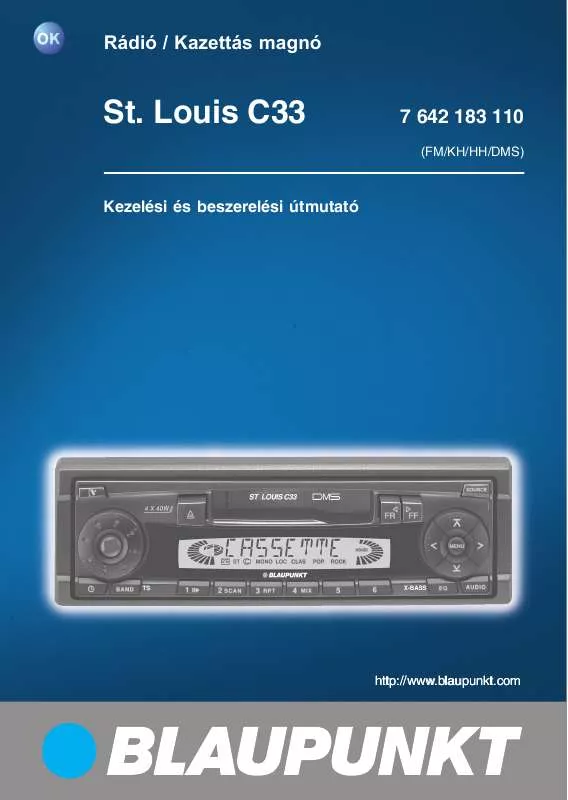 Mode d'emploi BLAUPUNKT ST. LOUIS C33