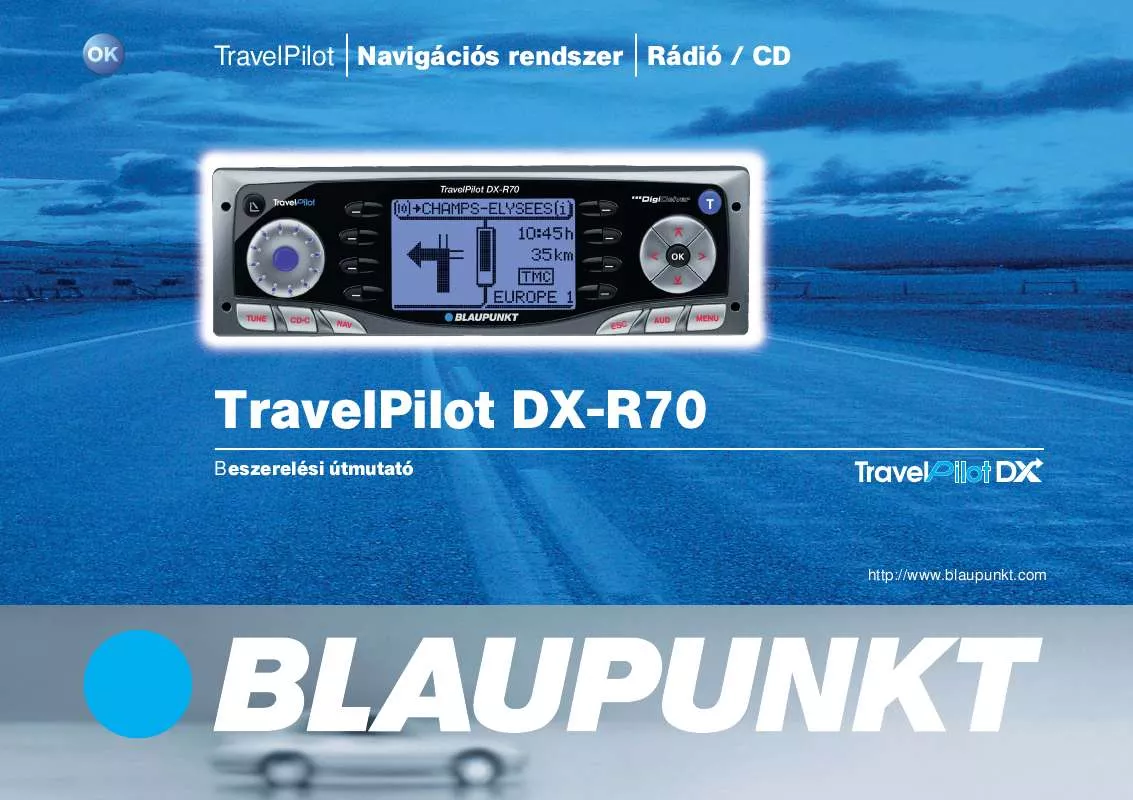 Mode d'emploi BLAUPUNKT TP DX-R70 T RECHNER