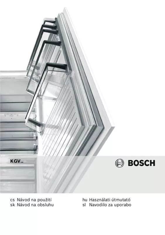 Mode d'emploi BOSCH KGV 33VW30S/10