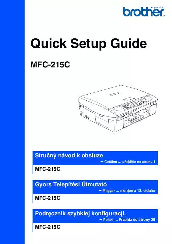 Mode d'emploi BROTHER MFC-215C