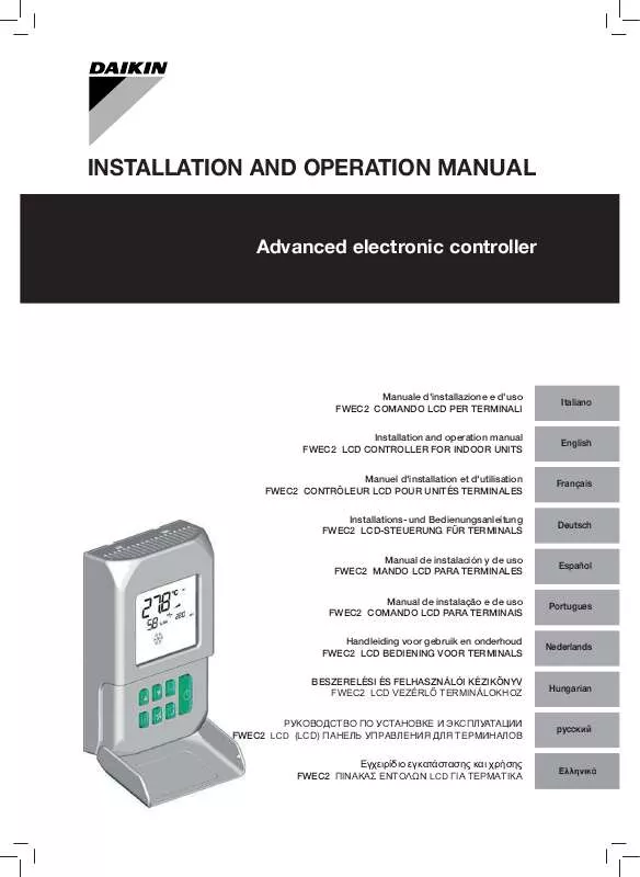 Mode d'emploi DAIKIN FWEC2